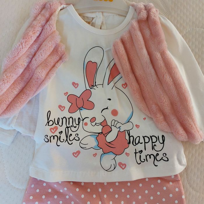 Сет блуза, панталон и елек 68 см.