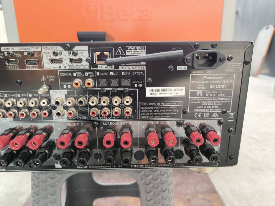 , Pioneer sc lx 701 Dolby Atmos 4k