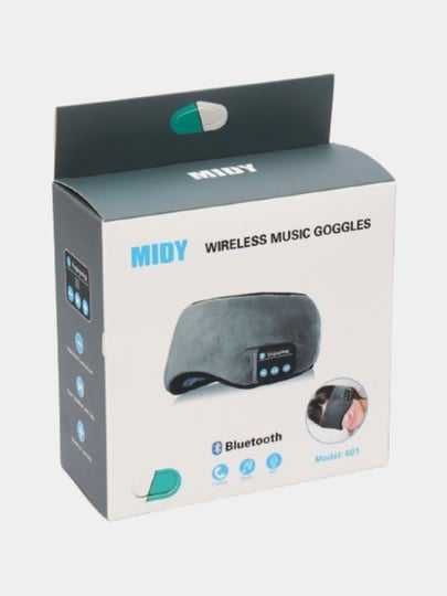 Маска для сна и йоги c функцией Bluetooth MIDY