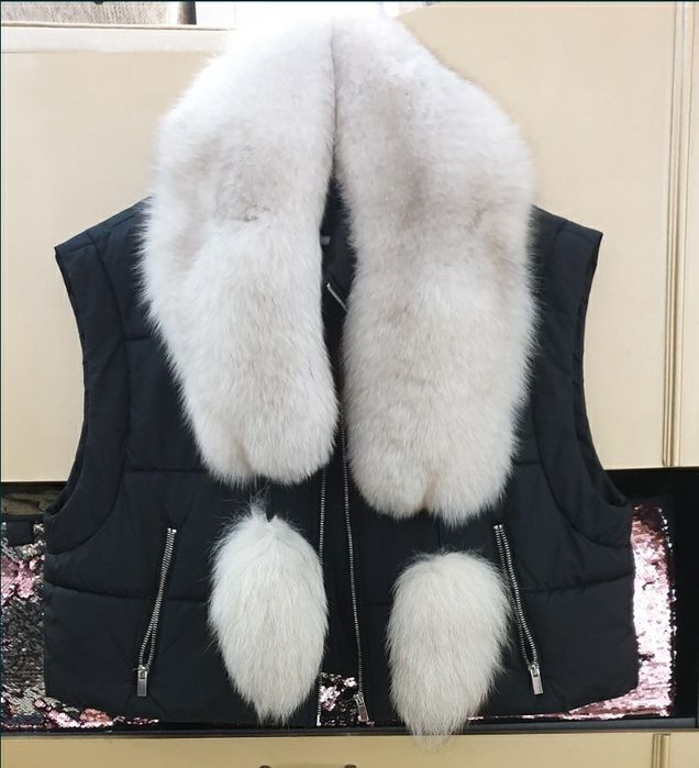 Guler blana naturala vulpe polara