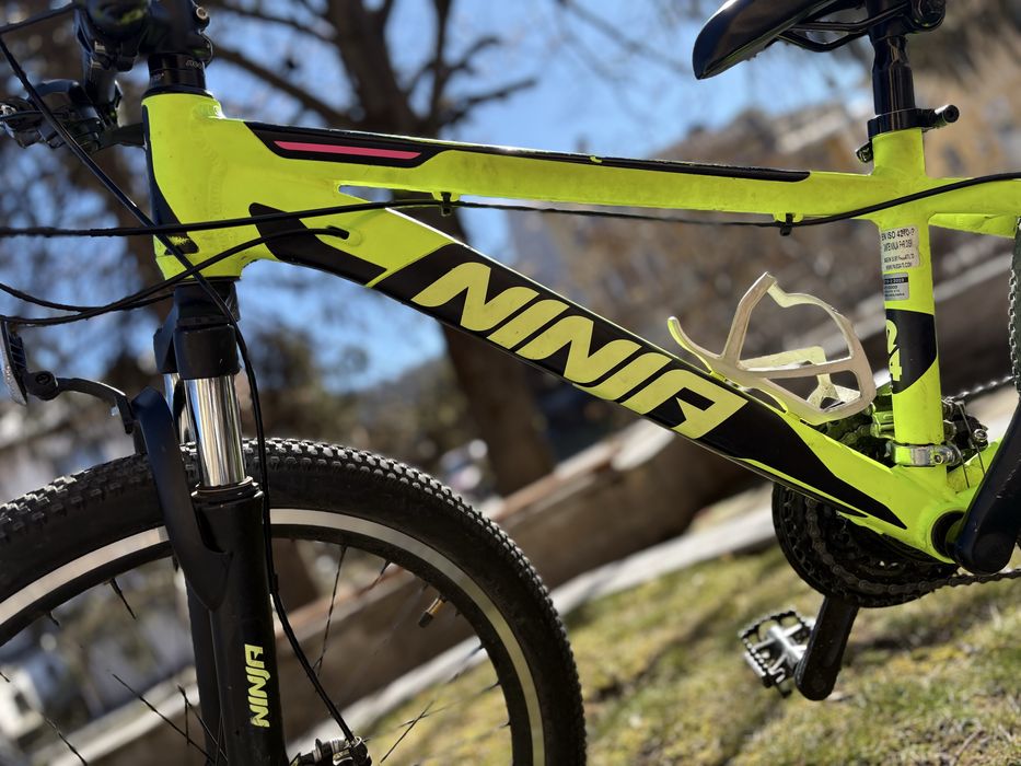 24MTB NINJA – Детски велосипед 24” с 21 скорости и дискови спирачки