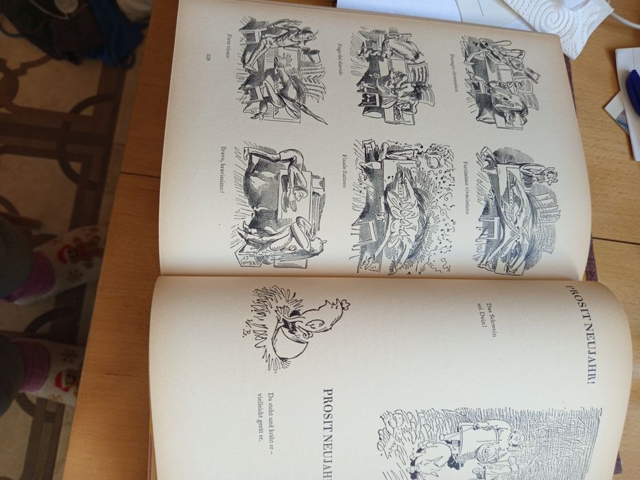 Албум -комикс на Вилхелм Буш с приказки на немски език