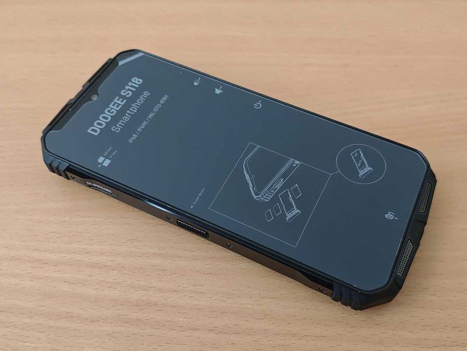 Нов Doogee S118, 512гб, удароустойчив, 10800mah, нощна камера