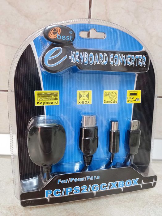 Convertor, Tastatura cu mufa PS2 la Game Cube, Xbox Classic, PC/USB