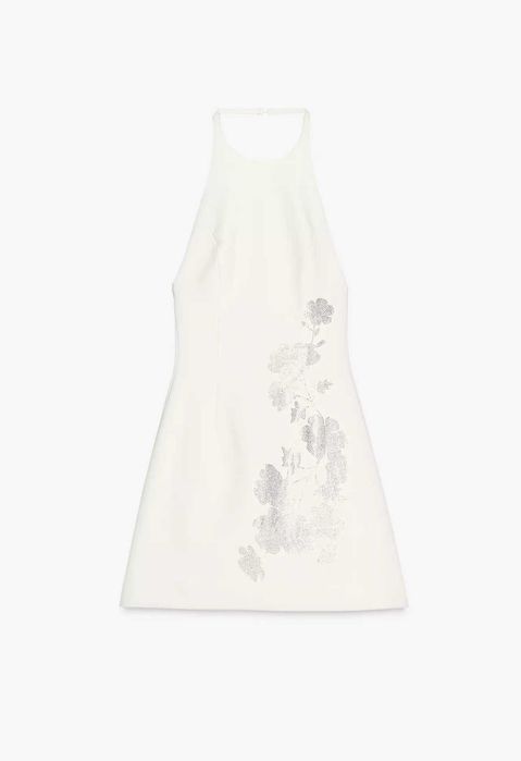 [Zara] Бяла Рокля - Нова, с етикет