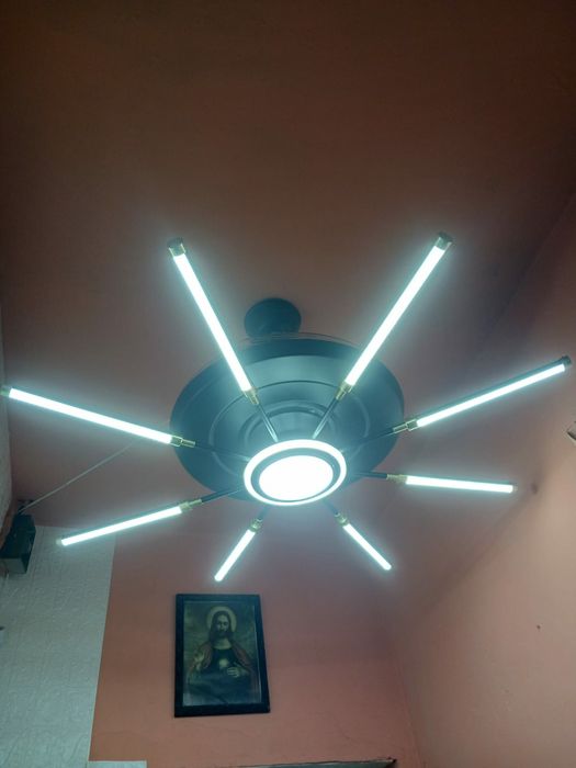 Aplica cu 3 moduri de lumina ventilator telecomanda noia