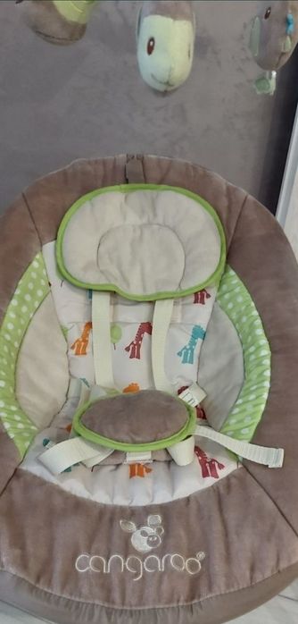 CANGAROO Електрическа люлка Baby Swing капучино