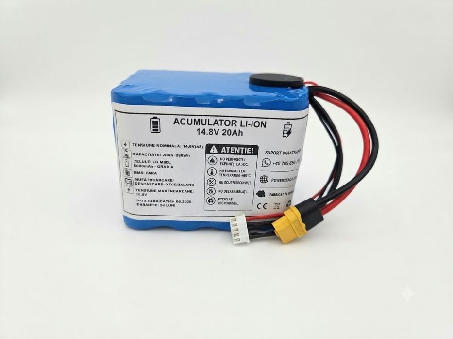 Acumulator Li-Ion 4S 14.8V 20Ah pentru navomodel