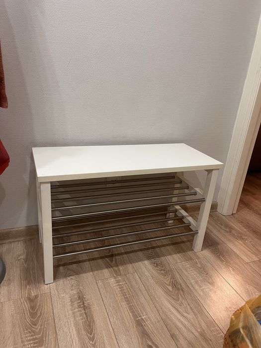 Обувница Икеа белая