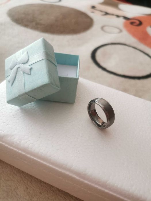 Мъжки пръстен Волфрамов карбид 8мм