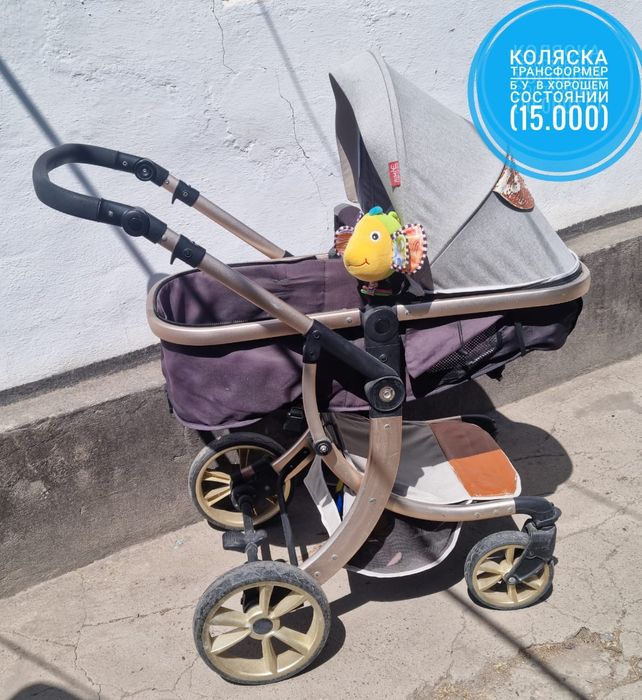 Детская коечка с коляской