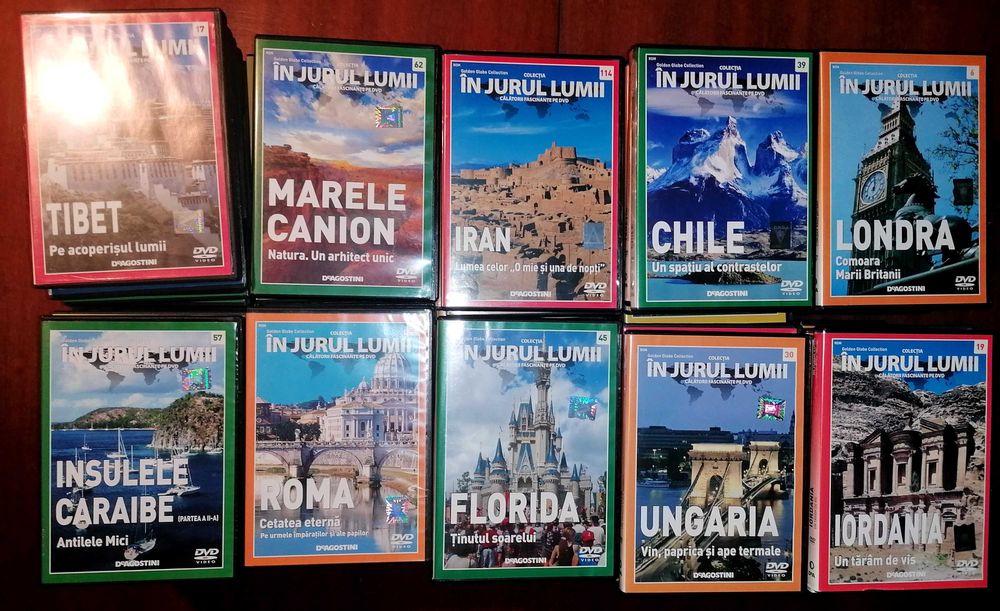 DVD FILME Documentare DeAgostini Călătorii fascinante În jurul lumii