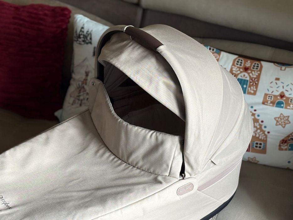 Cybex Cot S Lux almond beige кош за новородено