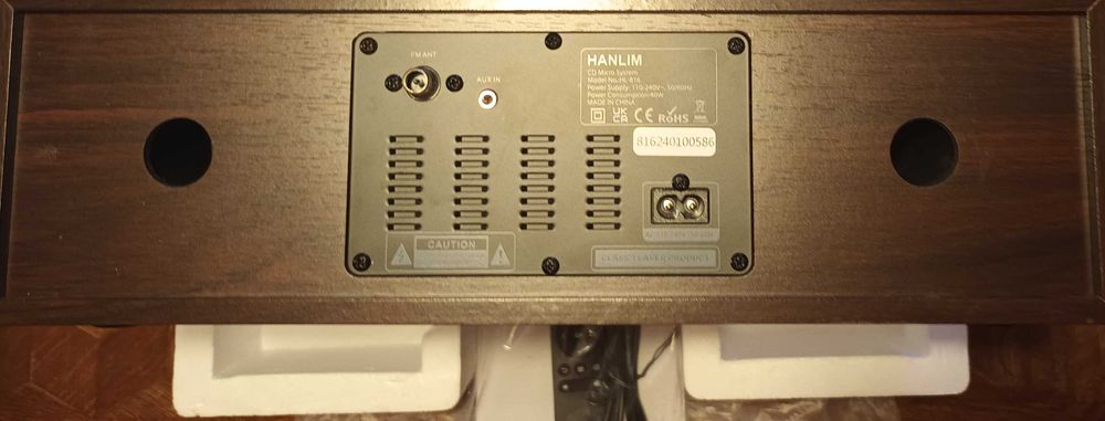 Стерео система 40 W RMS CD плейър FM/Bluetooth /USB/AUX/Дистанционно