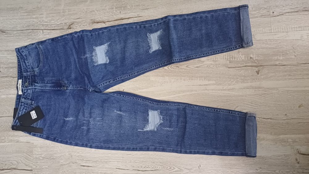 Blugi dama cu talie inalta