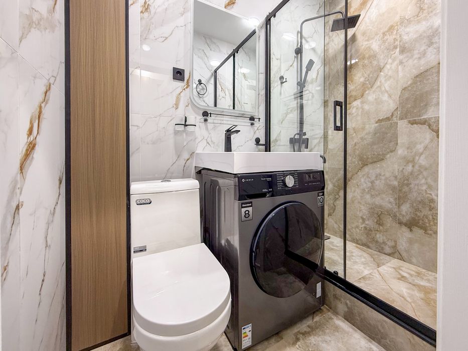 1в2/2/5 30м2 Новый ремонт мебель Техника Новомосковская Измаилова