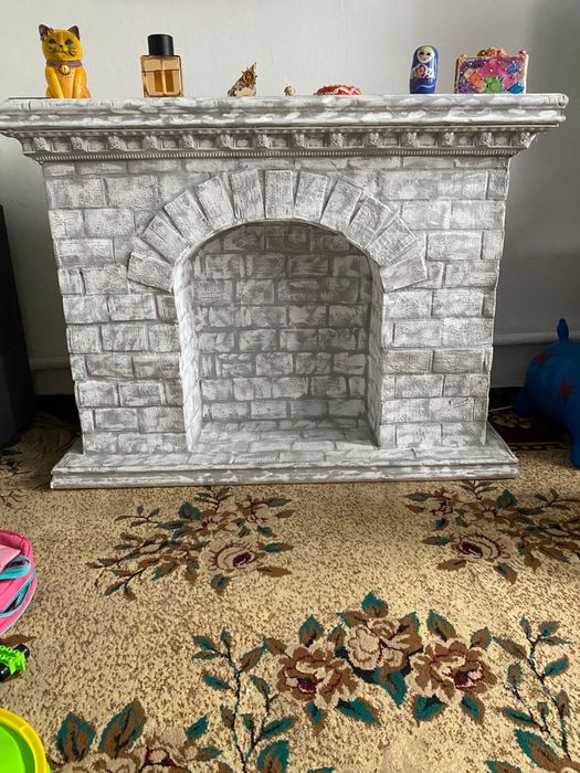 Камин рубчной работы