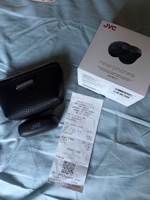 True wireless headphones JVC HA-NP1T-BU BLACK WIRELESS, ЧЕРЕН