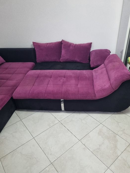 Canapea colțar extensibil 3x2,05 metri