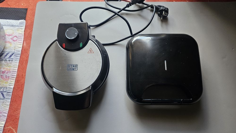 Aparat vafe/gofre + sandwich maker