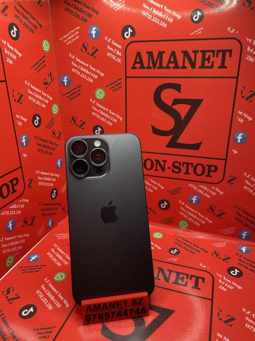 Iphone 15 Pro Max 89% Baterie Amanet SZ Non Stop