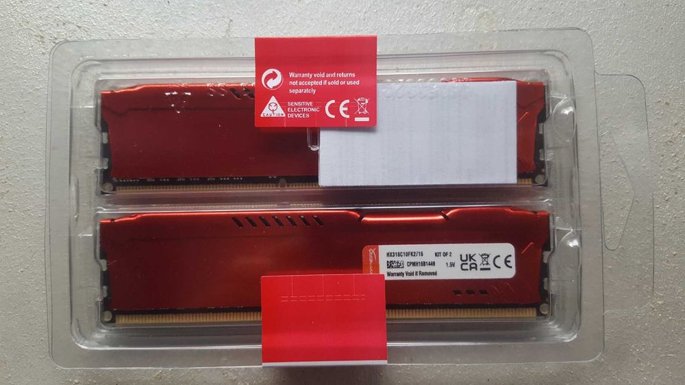 Kingston Fury HyperX DDR3 16GB kit (2*8) 1866Mhz Новые, запечатанные