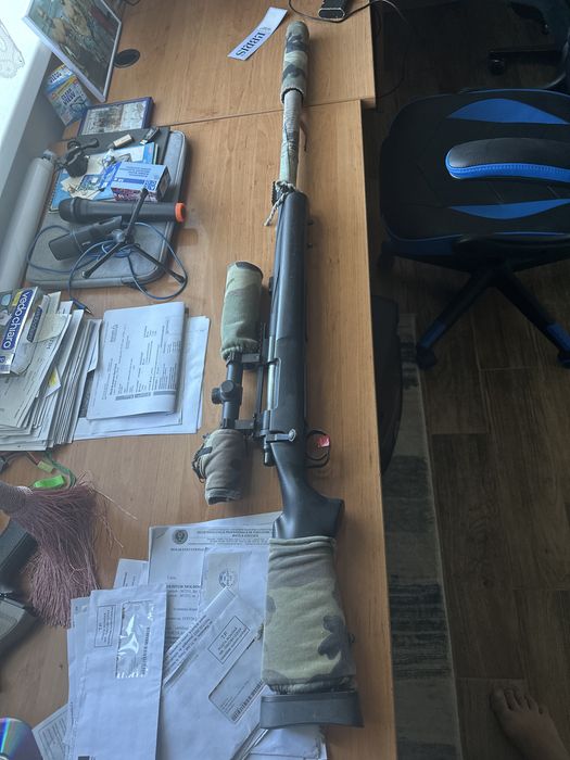 Vand sniper ssg24 Novritch, cu rhop si parti componente Tridos, 180m/s cu hop 0, cca 4 j si ceva