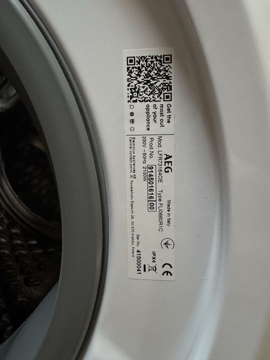 Masina de spalat AEG 10kg 1600 RPM WiFi / Vand urgent