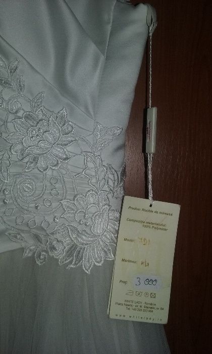 Rochie de mireasa White Lady marimea 44