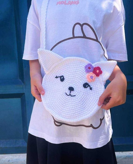 Xand made / сумочка вязанная 100%