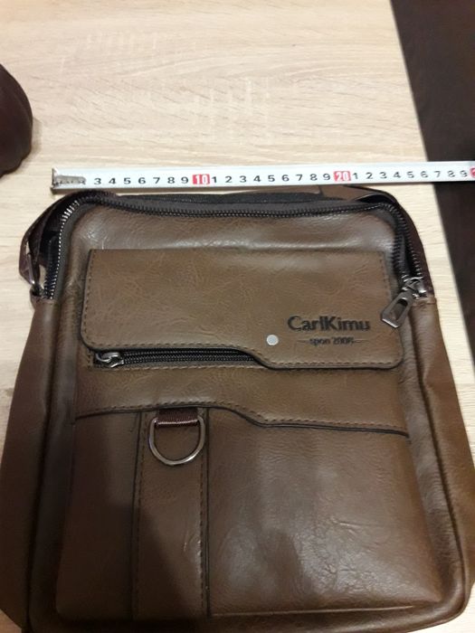 Мъжка чанта от естествена кожа