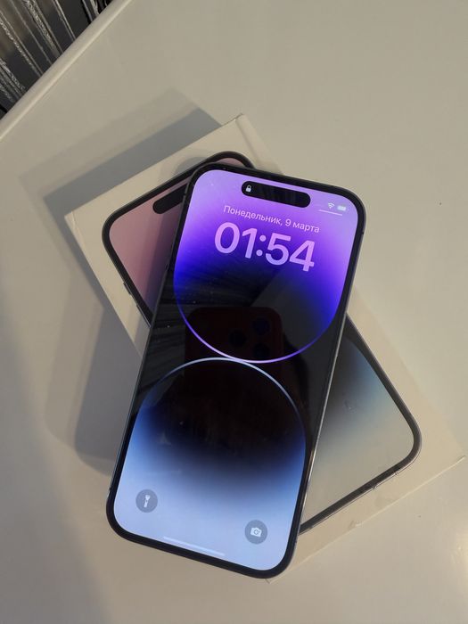 Айфон 14 про синий