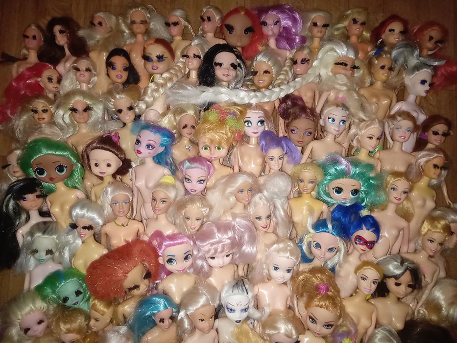 Переполненные мешки с Barbie Monster high