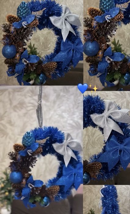 Новогодние венки на дверь