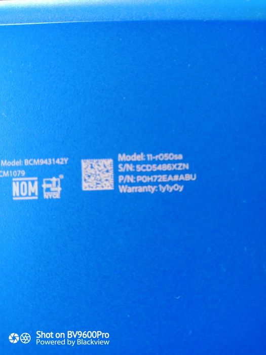 Notebook HP model: 11r-050sa