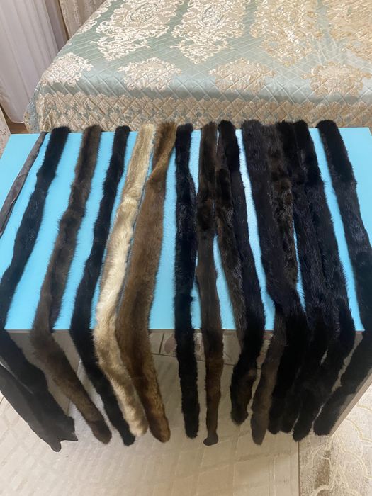 Пояс для норковых шуб разные