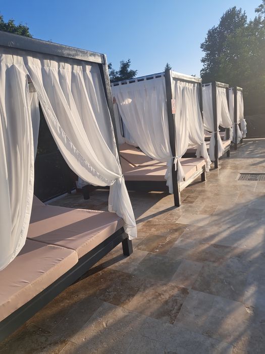Satea baldachin,saltea spatiu de relaxare,saltea pat gradina
