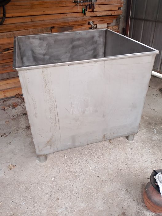 Неръждаем съд 1 кубик