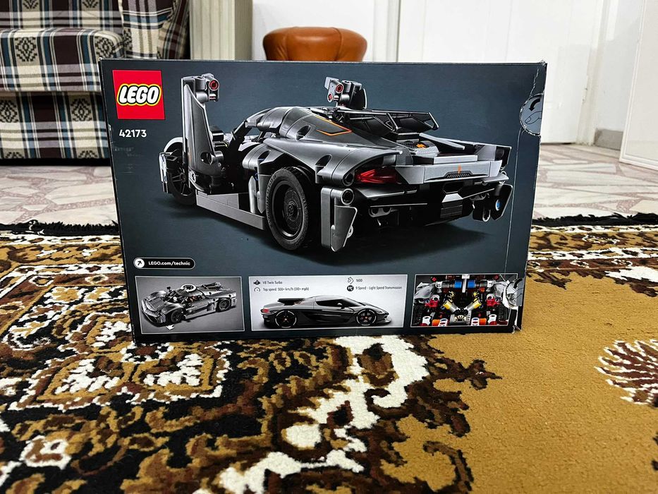 LEGO Technic Koenigsegg Jesko Absolut gri 42173 – 801 piese