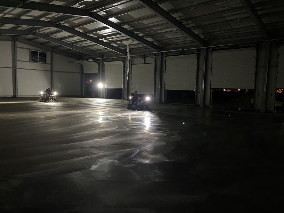 Turnari beton finisat mecanic elicopterizat