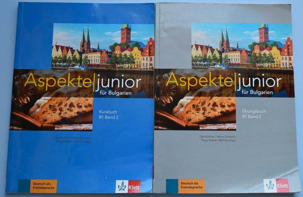 Учебници по немски Aspekte Junior ниво B1band2, B2,1; Zur Orientierung