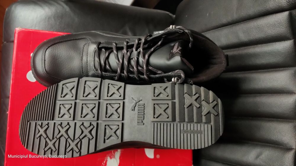 Puma SB puretex full black marimea 48.5 piele