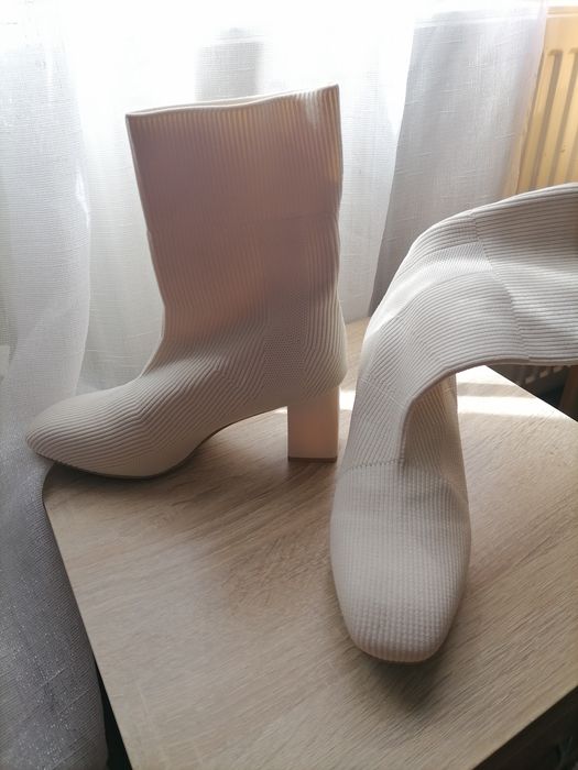 Botine de primăvară din material textil, nr 40