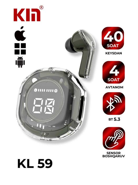 Kin Bluetooth quloqchinlar — sport va TWS seriyasi