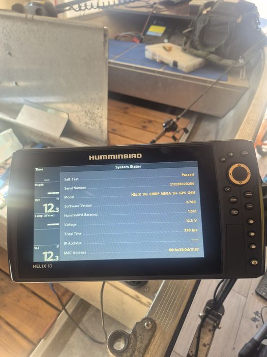 Vand sonar Humminbird helix 10 gen4