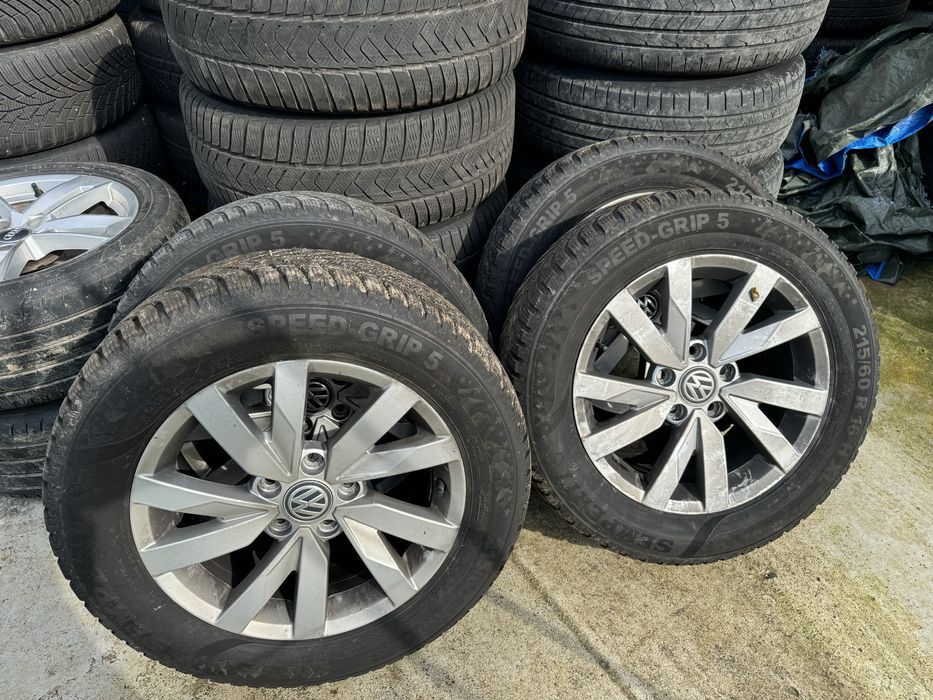 Anvelope 215 60 16,jante originale VW