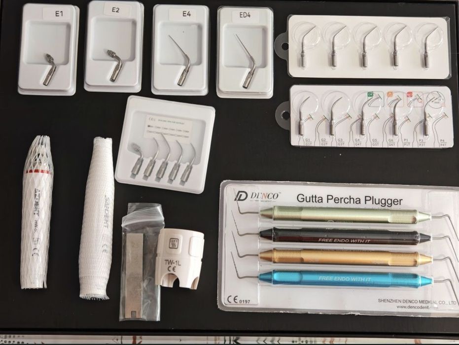 Piese și consumabile cabinet stomatologic - Lupe - Detartraj - anse/piese - freze endo Z - Ablatie - Lampa foto polimerizare - Plugger Denco - Pivoți