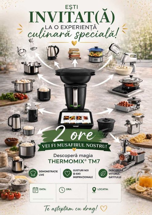 Thermomix TM 7- in rate sau gratis, tu decizi! Și nu glumesc!