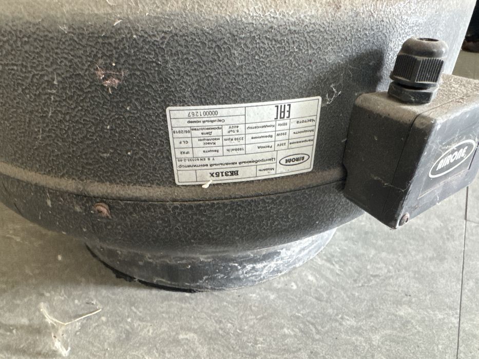 Вытяжные производственые вентеляторы