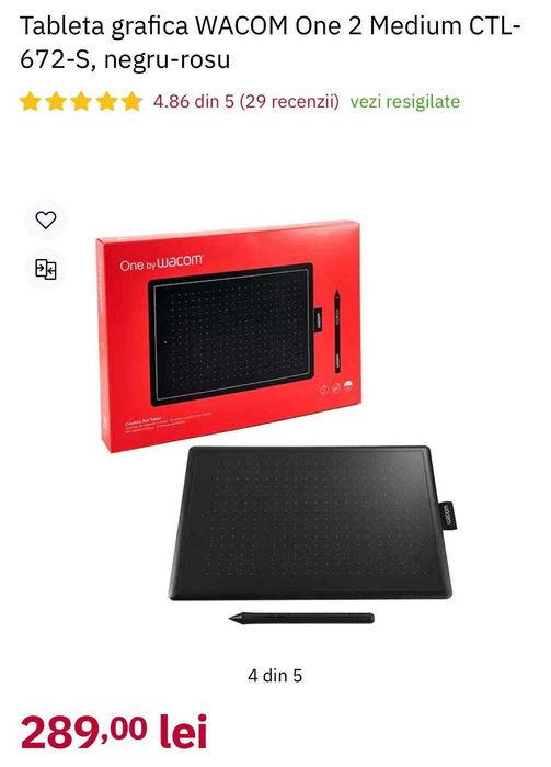 Vand tabletă Grafică WACOM